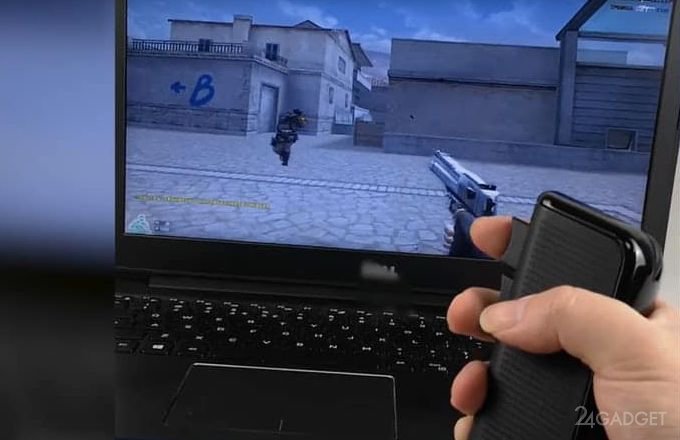 Игровая мышка-джойстик Ragnok Mousegun имитирует пистолет (6 фото) - «Гаджеты»