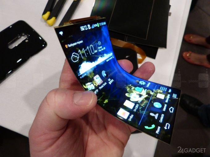 В Sony создают смартфон, скручивающийся в рулон (4 фото) - «Гаджеты»