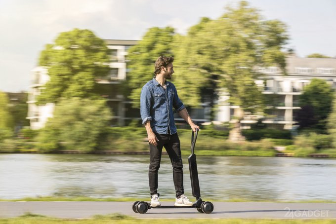 E-tron Scooter – новый гибрид скейтборда и электросамоката от Audi (6 - «Гаджеты»