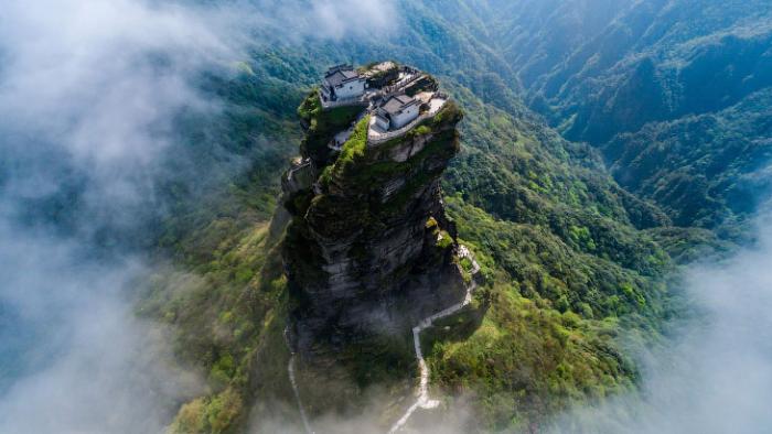 Гора Фаньцзиншань в провинции Гуйчжоу (13 фото) - «Путешествия»