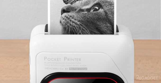 Youdao Memobird G4 – новый карманный принтер от Xiaomi (6 фото) - «Гаджеты»