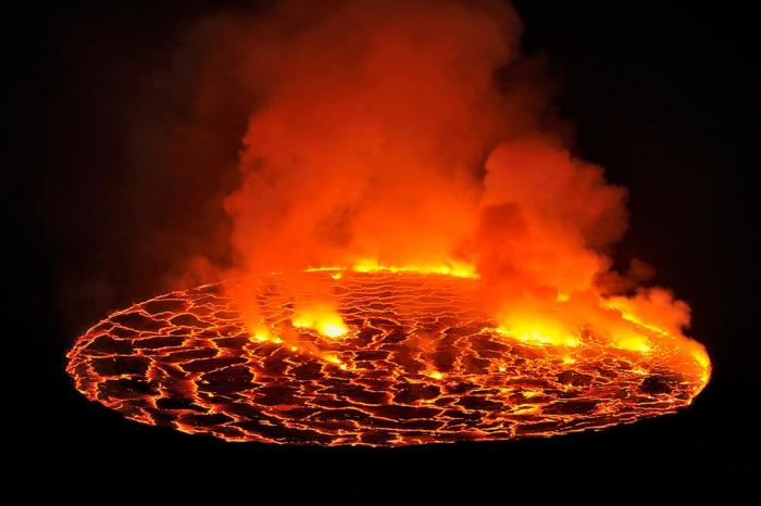 Кратер вулкана Ньирагонго (29 фото) - «Путешествия»