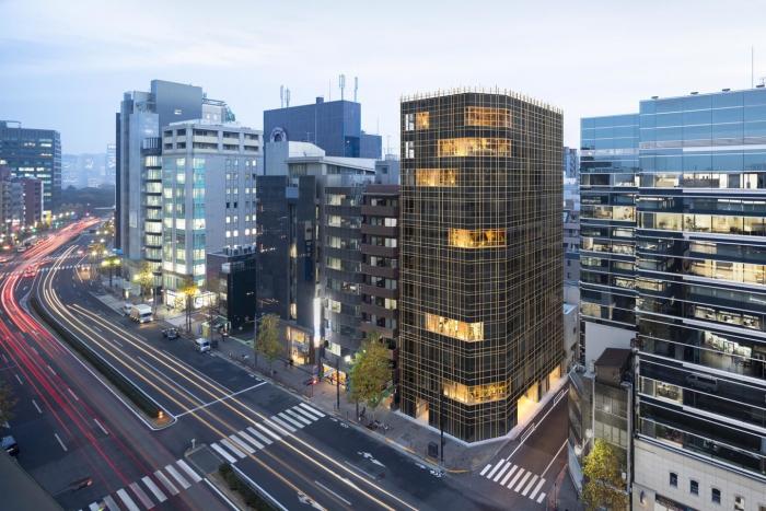 Необычное офисное здание в Токио (28 фото) - «Путешествия»