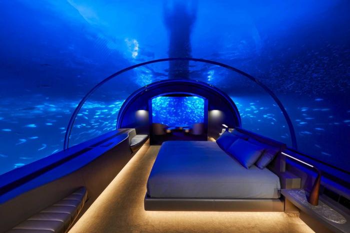 Подводная вилла в отеле на Мальдивах (19 фото) - «Путешествия»