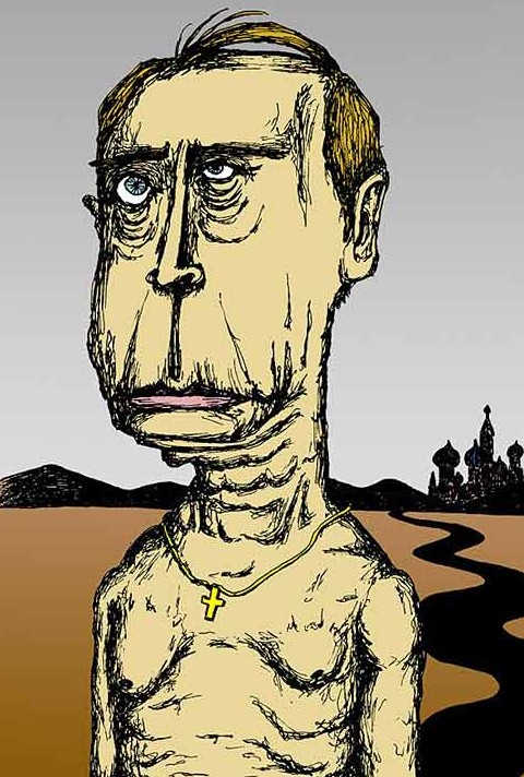 Юбиляр Владимир Путин! Шаржи и карикатуры. Приколы - «Политика»