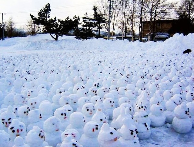 фото прикол «Все снеговики на митинг!» - «Политика»