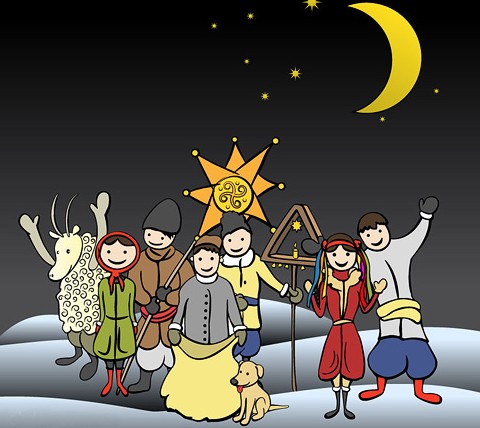 щедрівки, колядки на Старий Новий рік - «Дети»