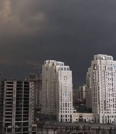 В Алматы непогода - «Прикольные картинки»