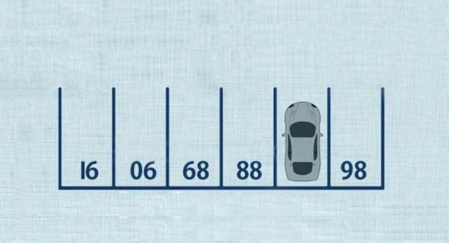 Тест: какой номер скрывается под припаркованной машиной? - «Прикольные картинки»